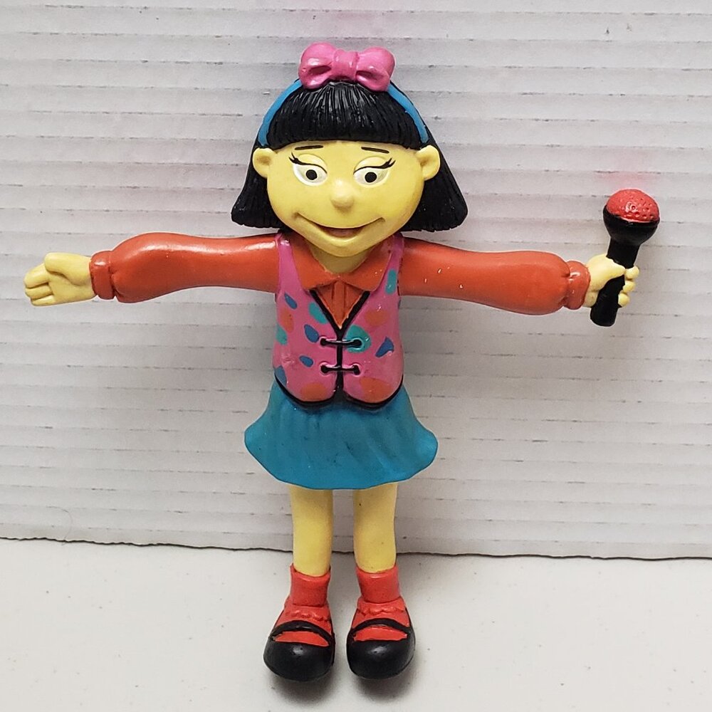Puzzle Place TV Show Bendy Figure Julie Woo
